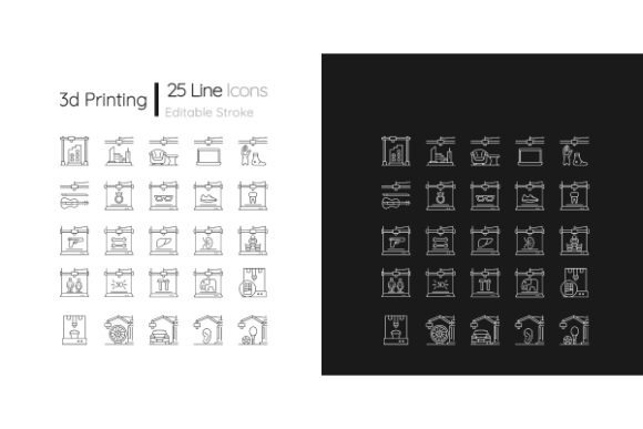 3d Printing Tech Icons for Crafters