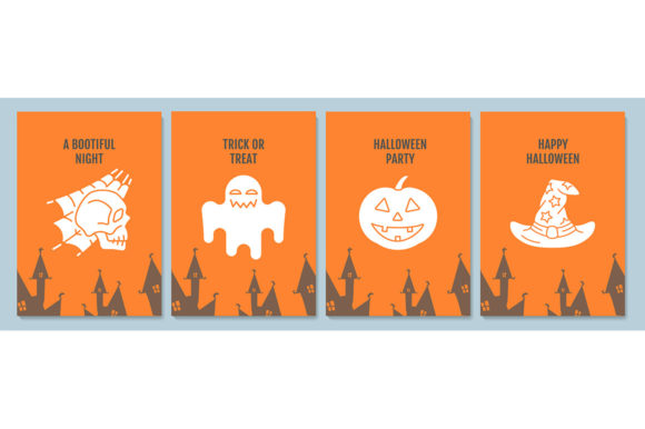 Celebrate Halloween Night Greeting Cards Graphics