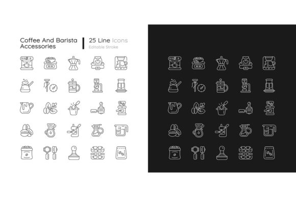 Coffee Icons for Modern Branding