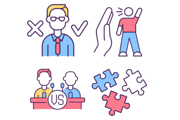 Conflict Management Icons Bundle: A Graphic Designer’s Take