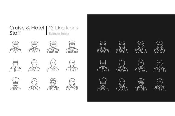 Cruise and Hotel Staff Graphics for Crafters