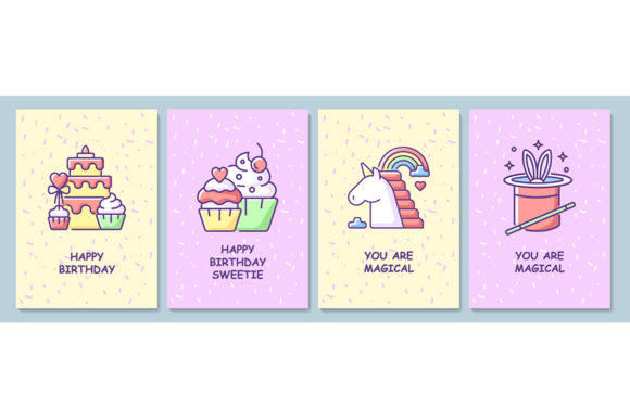 Happy Birthday Graphics for Creative Projects
