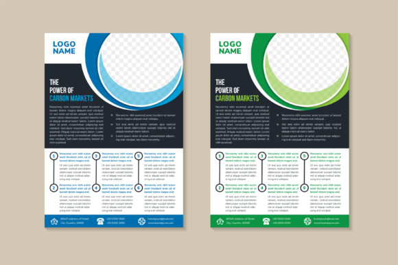 Power of Carbon Markets Vertical Flyer B Graphics