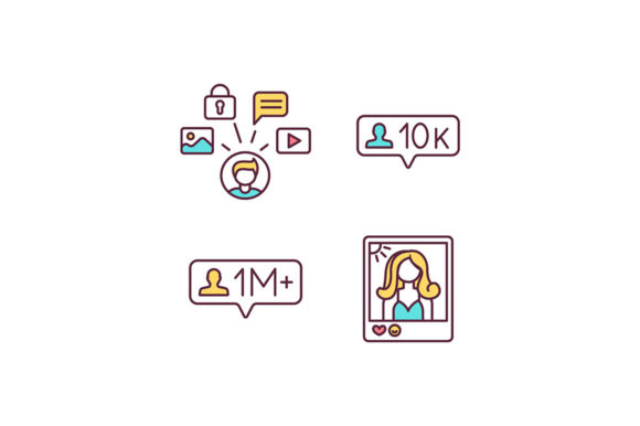 RGB Color Icons for Modern Blog Design