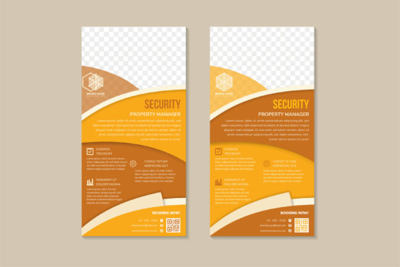 Security Property Manager Vertical Banner Graphics
